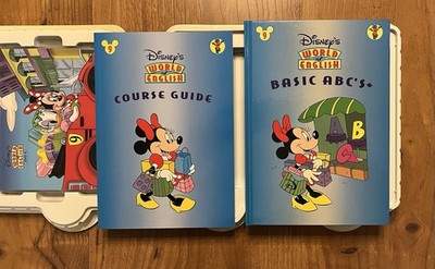 Disney's World Of English 9 Collectible Learning Books Cds & DVD
