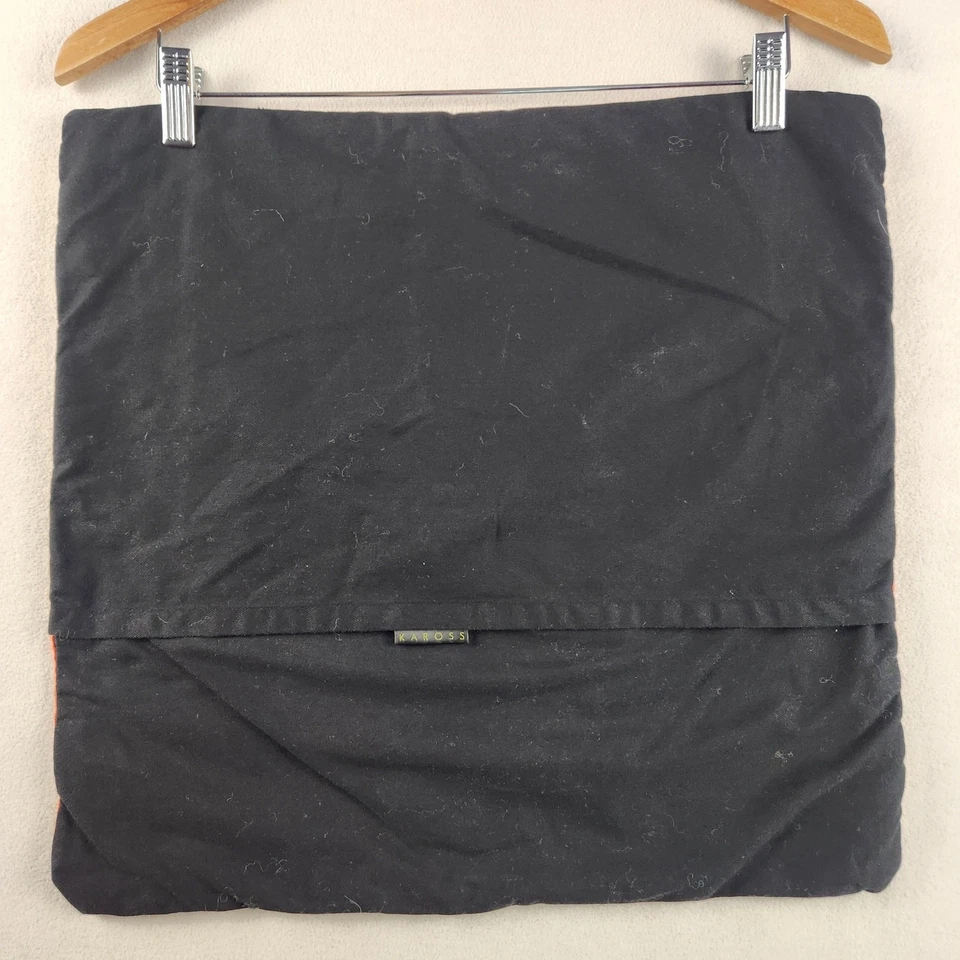 Kaross Hand Embroidered Elephant Pillow Cover South Africa 17”x17” Vibrant - Image 2 of 4