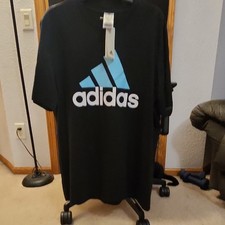 adidas Men s XL Black Graphic Logo Crew Neck ...