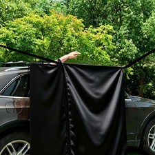 Cabine de douche latérale pour véhicule, vestiaire et cabine d'essayage