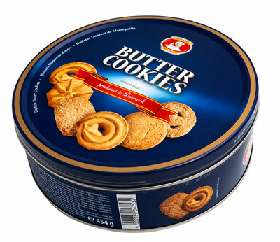 Dänische Butterkekse verschiedene Keksdose 454g - Made in Denmark
