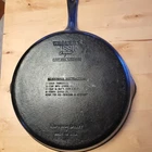 Vintage Wagner 1891 Original 11 3/4" Cast Iron - Bottom Not Flat, Still Usable