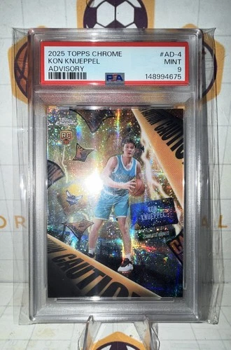 2025 Topps Chrome Kon Knueppel Base (PSA 9)
