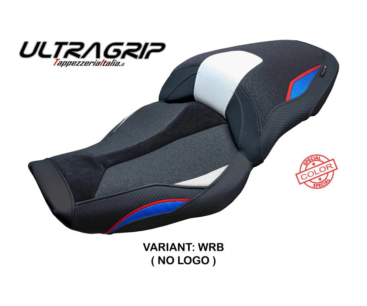 Seat cover Graz UGrip White-Red-Blue WRB Tpz compatible BMW M 1000 XR 2024 2026