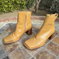 Rare Vintage Hillard Hanson leather boots. Women's Brown Leather Ankle 7M