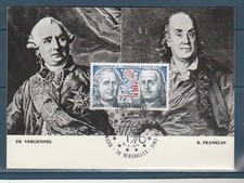 carte  1er jour  indépendance Américaine  78 Versailles    1976