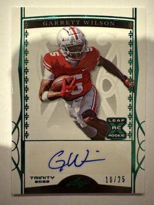 Garrett Wilson - 2022 Leaf Autograph /25 #BA-GW1(RC,AU,NUM)