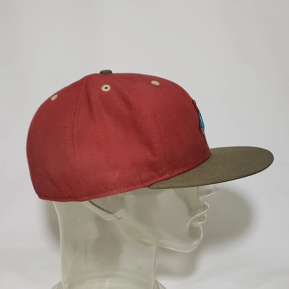Cleveland Indians Hat NewEra 7 3/4 Maroon & Brown - Image 3 of 4