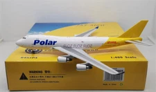 Phoenix Polar Air Cargo for DHL for Boeing 747-400F N451PA 1:400 plane Pre-built