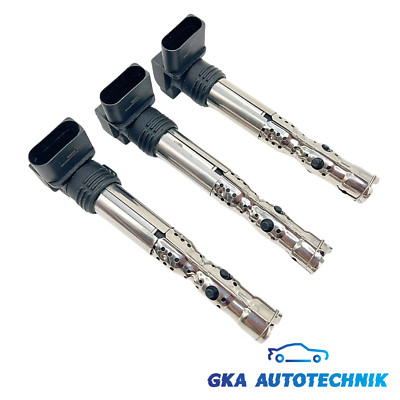 3x Zündspule für SEAT IBIZA SKODA FABIA VW POLO FOX 1.2