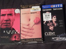 Blood Work  American Beauty  The Client VHS x 3  NEW - '90s Cinema LOT