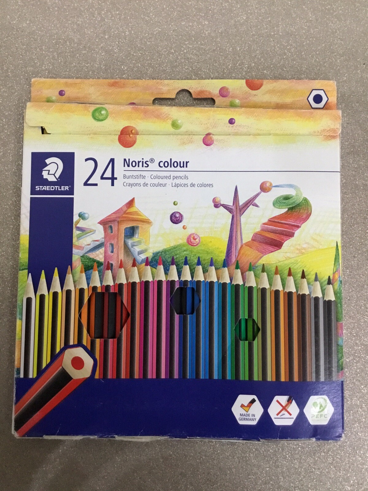 Brand New Staedtler 185 C24 Noris Colored Pencil  Coloured Pencils Box Of 24