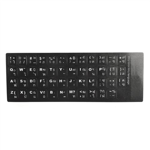 2PCS Keyboard Sticker Waterproof White Letter For Notebook Desktop PC Computer - Picture 7 of 20