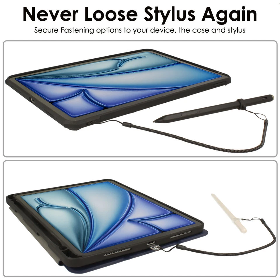 Stylus Pen Tethers Holder Lanyard Coil Loop Pad Strap Surface Tablet Smartphone - Image 4 of 4