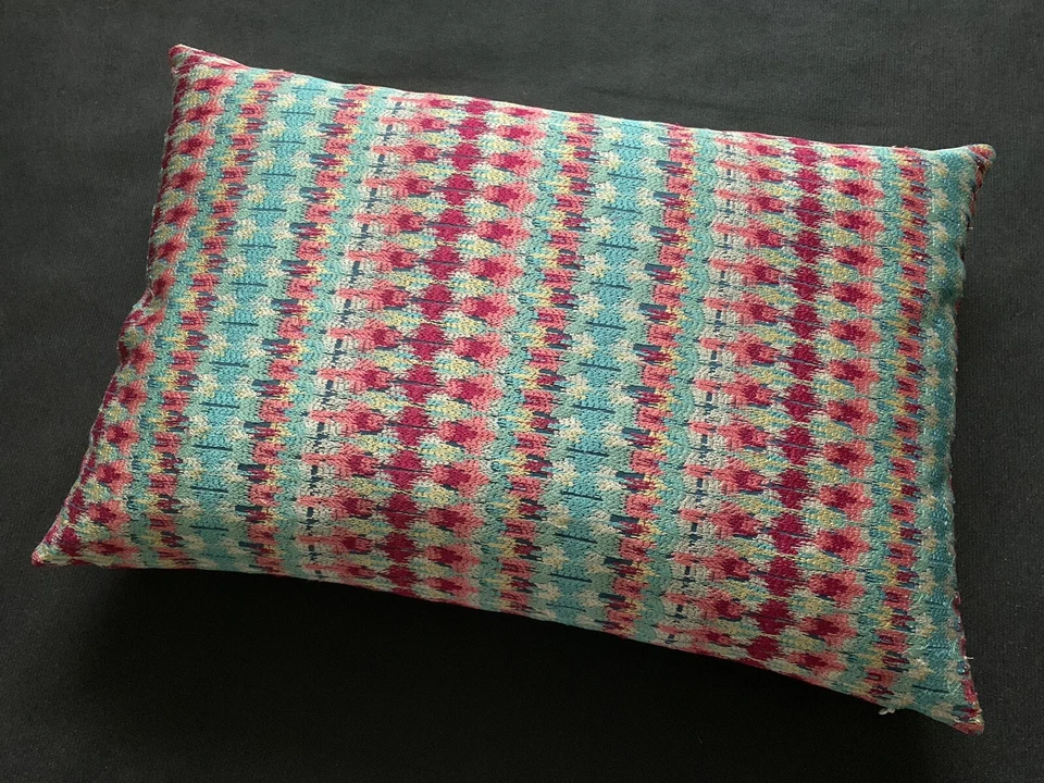 Osborne & Little Embroidered Fabric Cushion Cover ZOUINA~ 60 x 40cm - Teal - Image 2 of 4