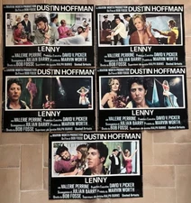 LENNY set 5 fotobuste poster Dustin Hoffman Valerie Perrine Bob Fosse DN37