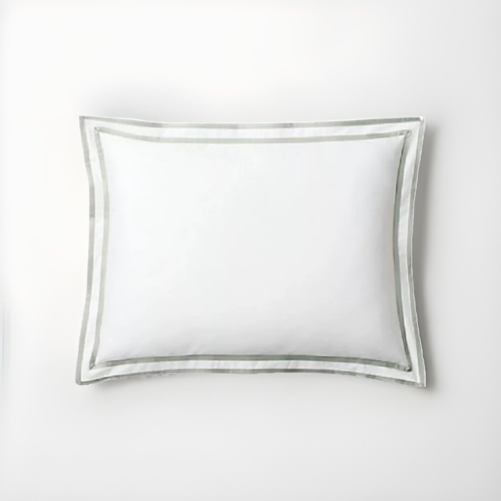 Lauren Ralph Lauren Home Spencer Border Throw Pillow 12x16 White Sage NWT