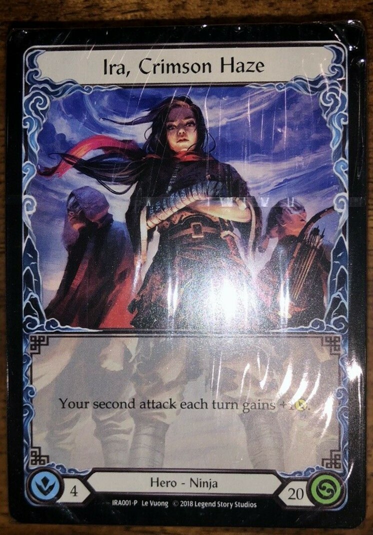 New 2018 Flesh and Blood Ira Crimson Haze Ninja Hero Welcome