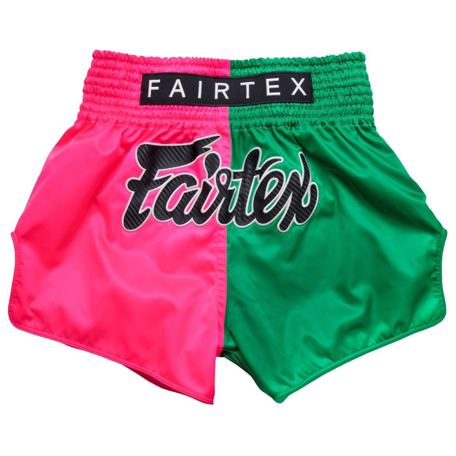 FAIRTEX Muay Thai Shorts Boxing Two Tone Pink Green BS1911