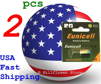 2 pcs 11A A11 MN11 L1016 GP11A 6V Card Super Remote Alkaline Battery