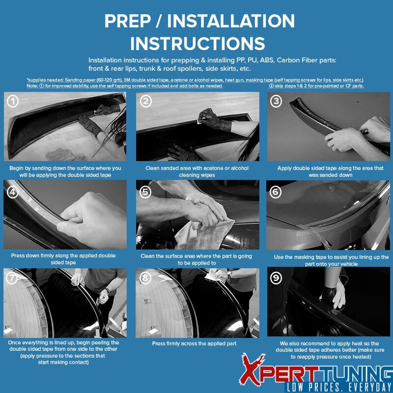 JDM OE Style Front Bumper Lip Fits 08-15 Mitsubishi Lancer EVO X  - Unpainted PU — 第 3/3 张图片