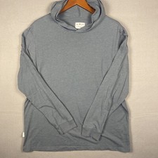 Soft Serve Hoodie Womens XL Blue Under Layer Soft Made In USA