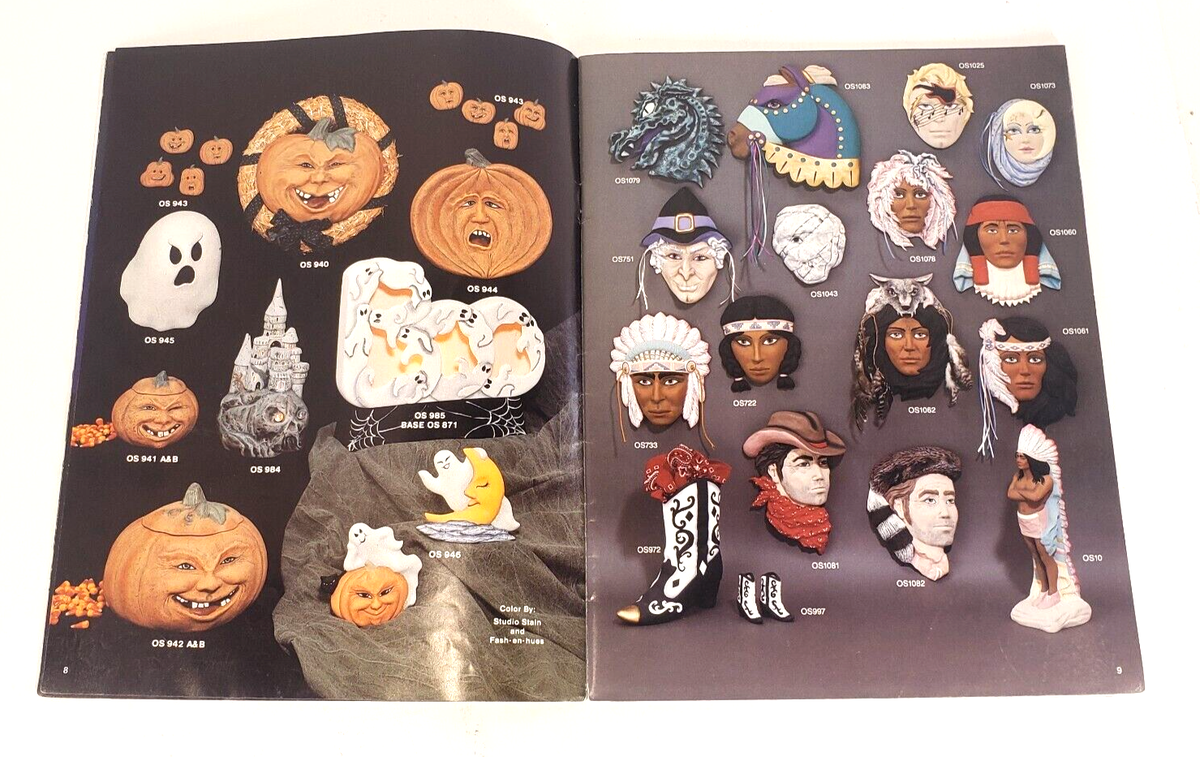 Ceramic Mold Catalog Vintage The New Ocean State 1990-1992 Ceramic Mold Catalog Vintage The New Ocean State 1990-1992