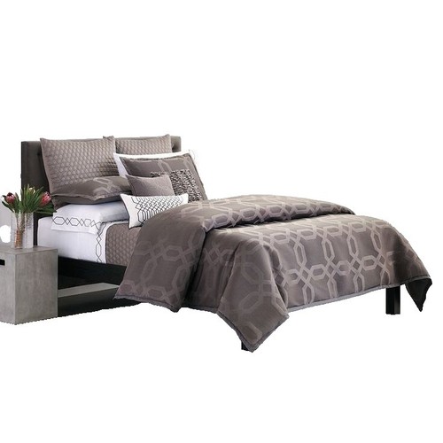 Vera Wang - Kingsize lakenset, luxe satijnen katoenen beddengoed, 800