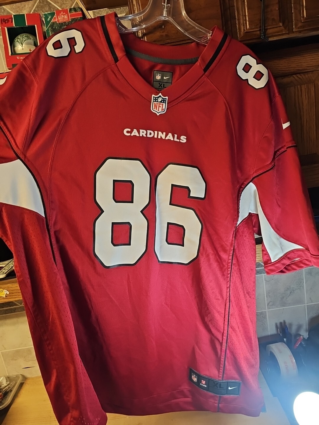 Arizona Cardinals Jersey Men's XL 86 Ertz Nike On Field Jersey