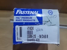 420 SSB6-2S 3/16" Dome 0.031"-0.125" Grip Stainless Steel Open Blind Rivet 41424