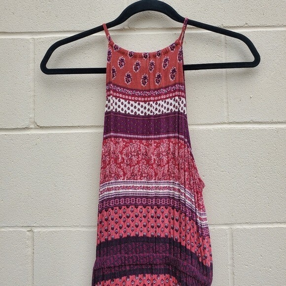 American Eagle Maxi with Thigh Split High Neck EUC - image 8