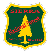 5" sierra national forest bumper sticker decal usa made