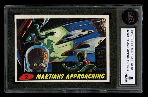 1962 Topps Mars Attacks #2 Martians Approaching — KSA 8