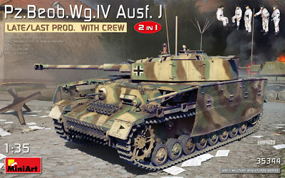Miniart 1/35 Pz.Beob.Wg.IV Ausf. J LATE/LAST PROD. 2in1 W/Crew #35344 *sealed* 
