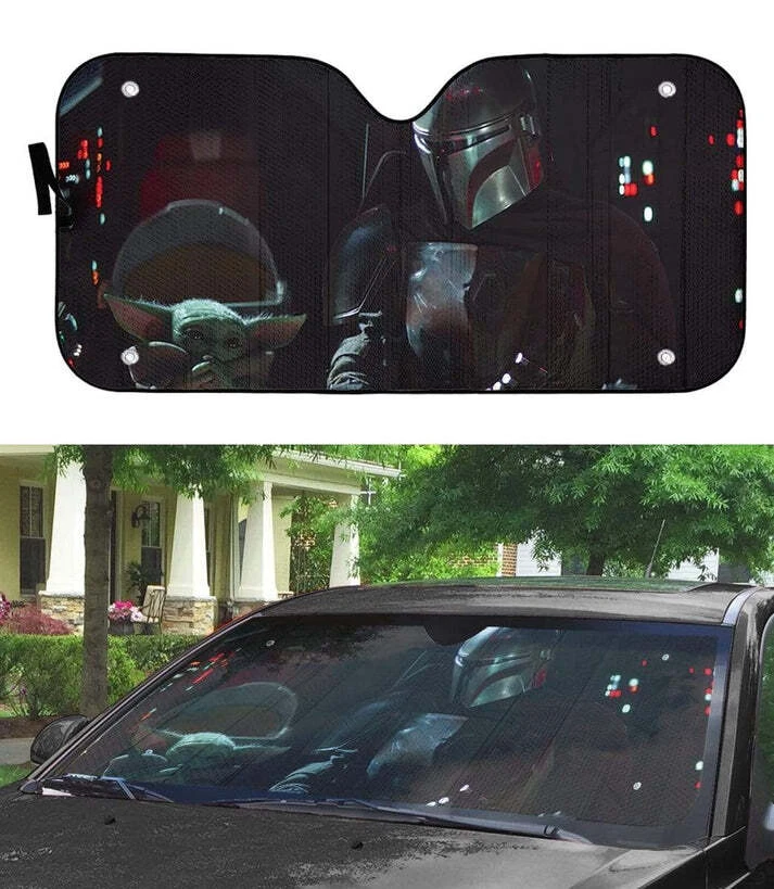 The Mandalorian Car Sunshade