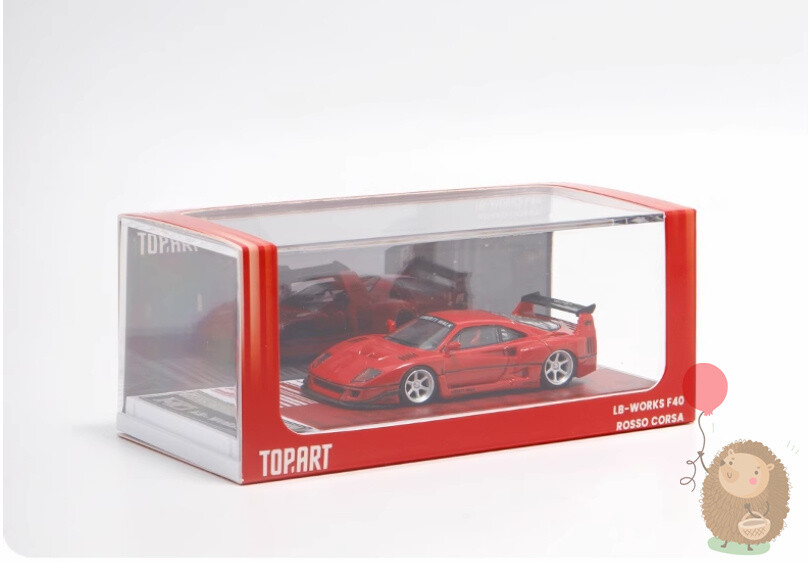 DM MODEL 1/64 F40 ミニカー LBWK Amazon.com: Inno Models LBWK (Liberty Walk) F40 Chrome