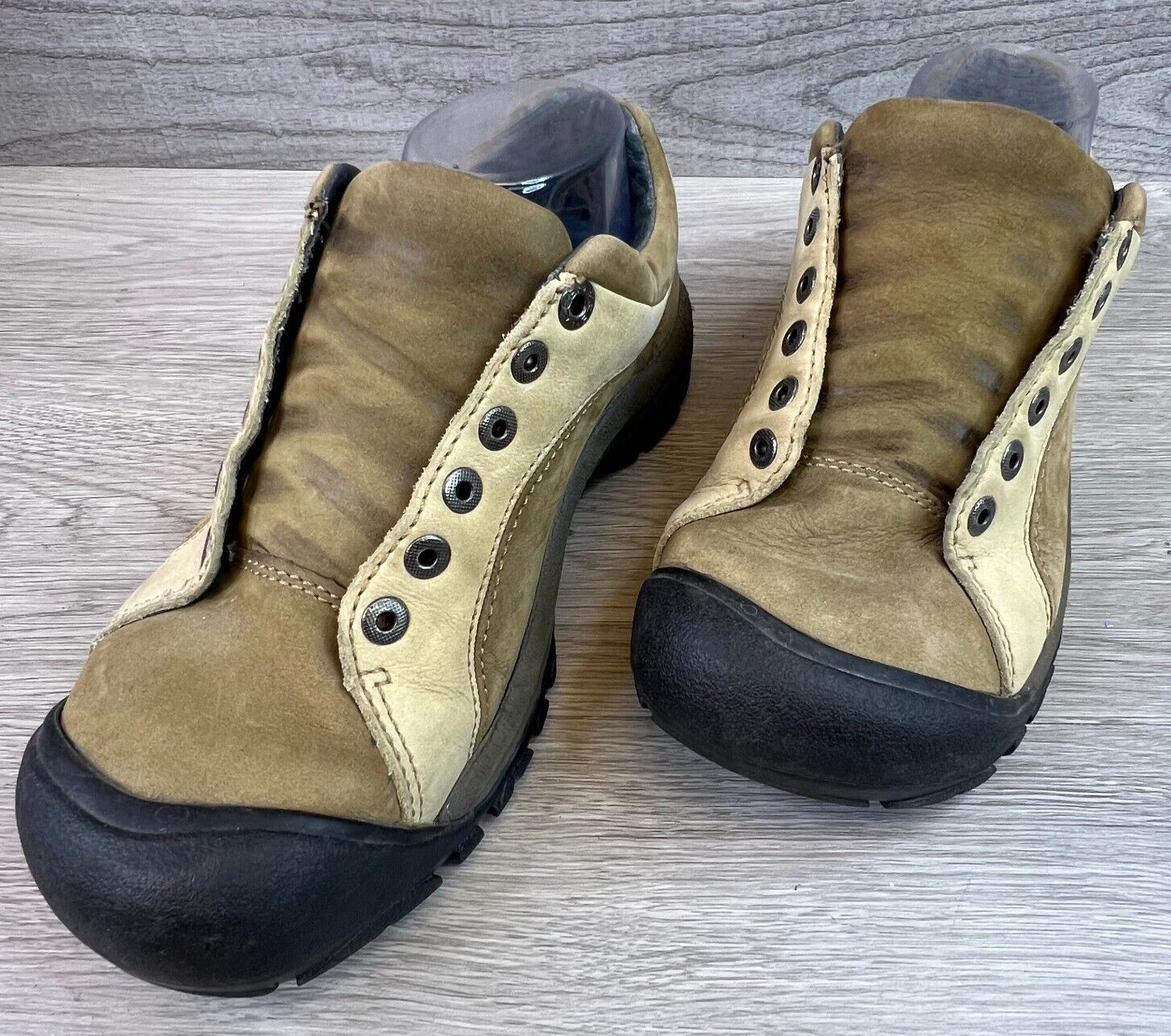 Scarpe da trekking Keen donna 7 5 US 38 EU alla caviglia marrone antiscivolo resistenti all'olio trail