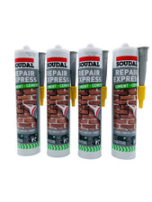 Soudal Zement-Fix Reparaturmörtel 4x 300ml Betongrau Zementgrau repair Express