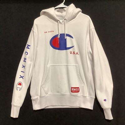Vintage 80s Champion Reverse Weave White RWSS Hoodie Vintage 80s Champion Reverse Weave White RWSS Hoodie