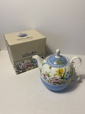 Katie Alice "Giardino Inglese" Tè in Porcellana per Una Teiera e Tazza