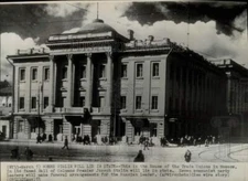 1953 Press Photo House of Trade Unions in Moscow, Russia. - hpw11788