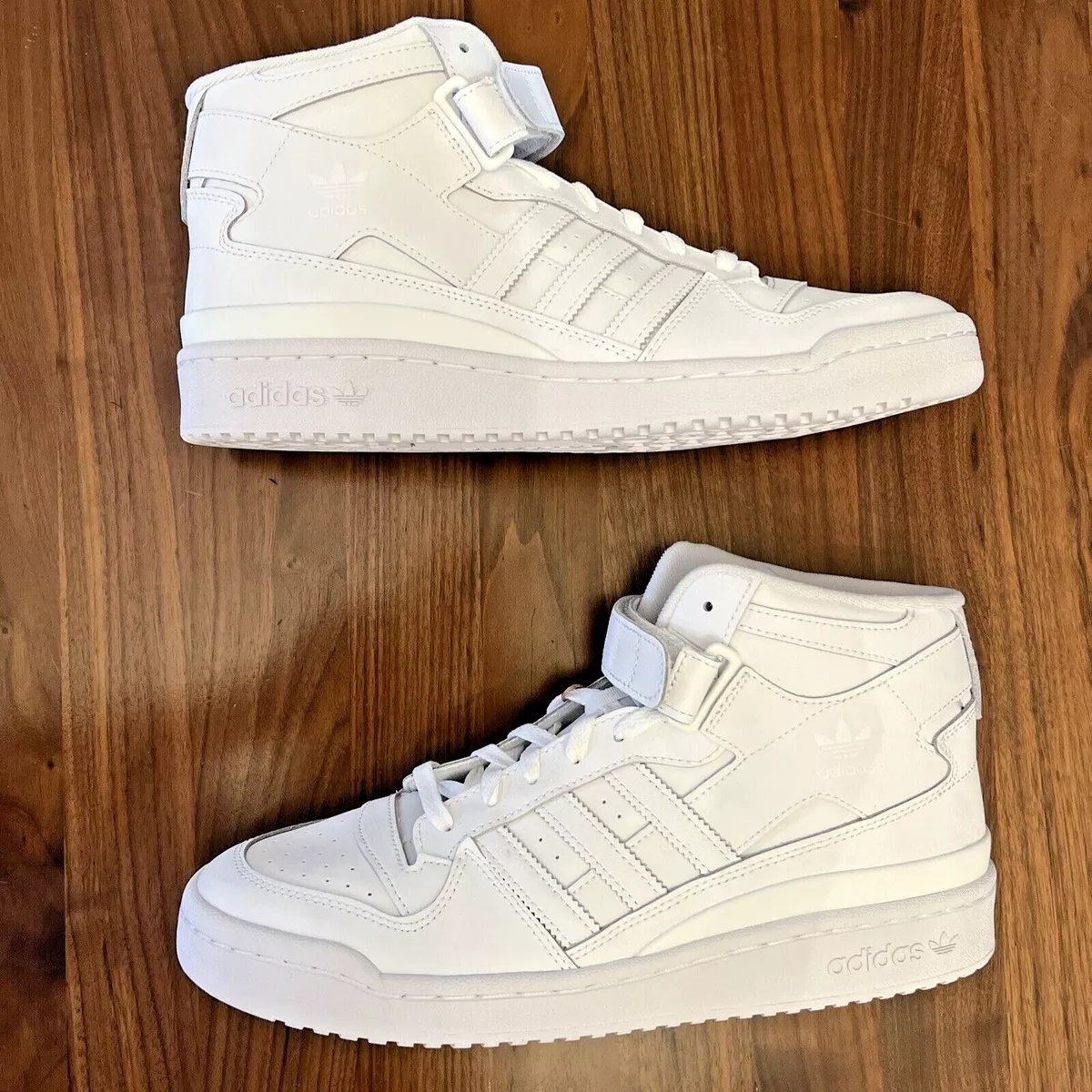 Adidas Platform Sneakers White Leather Size 6 – Celebrity Owned