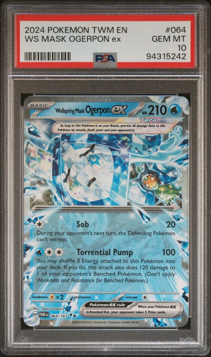 Wellspring Mask Ogerpon Ex 064/167 Pokemon Twilight