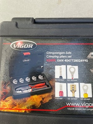 Vigor Hebelcrimpzangen-Satz V2499  Neu, Originalverpackung