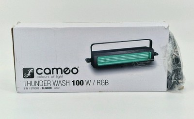 Cameo Thunder Wash 100 W 3 in 1 Stroboskop-, Blinder- und Waschlicht 132 x 0,2 W weiß