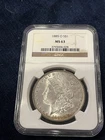 Uncirculated 1885 O Morgan Dollar MS63 NGC Professionally Graded & Slabbed