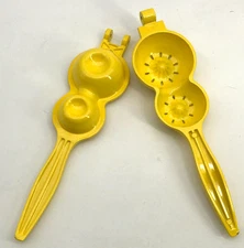 NEEDS REPAIR Prepara Double Squeeze Juicer Limes Lemons Color: Yellow NEEDS PIN