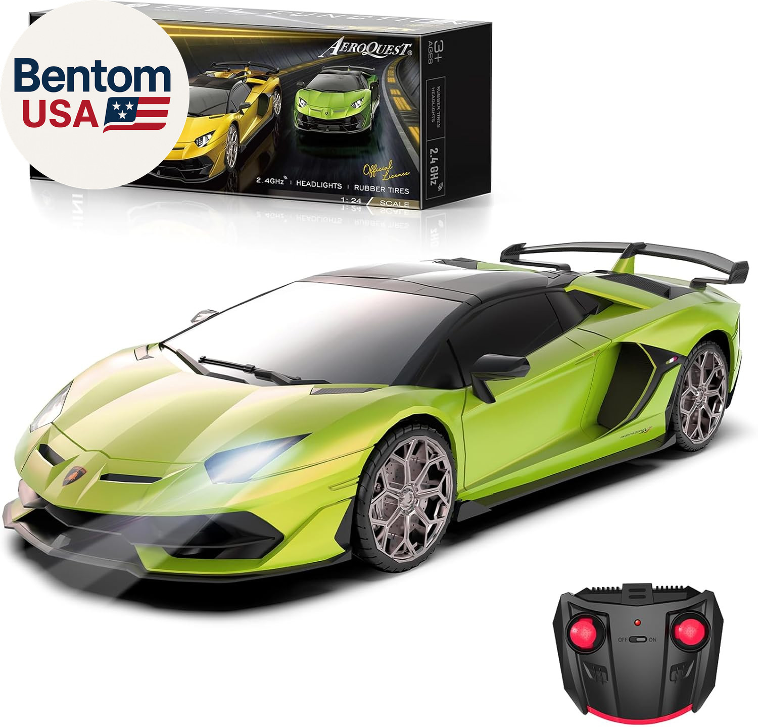 , 1:24 Scale Electric Sport Racing Hobby Toy Car L