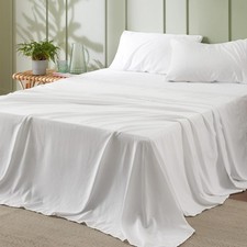 4 Piece Soft California King Sheet Set - Breathable Cooling