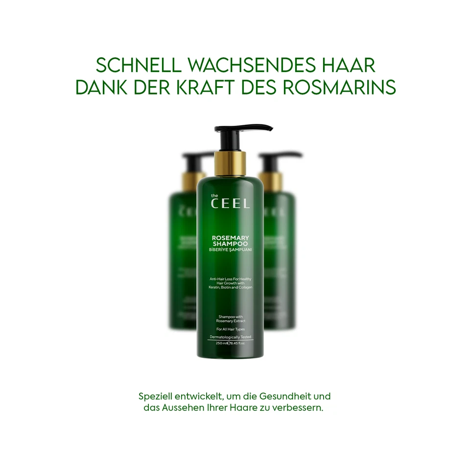 Rosmarin Shampoo – Mit Keratin, Biotin & Kollagen für kräftiges Haar - Bild 4 von 4